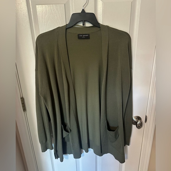 Lane Bryant Forest Green Women's Cardigan - Picture 1 of 3